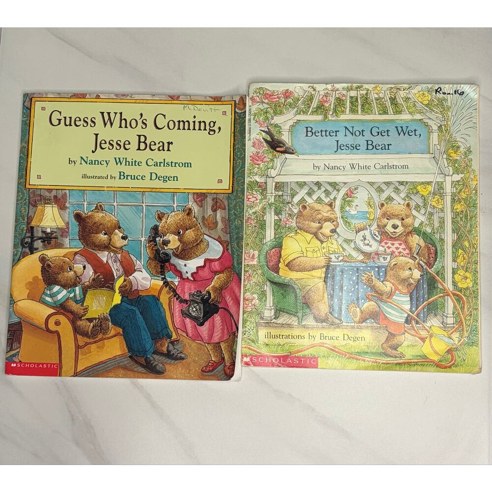 17 Children's Picture Books Bundle, Jesse Bear, Winter Stories, Vintage Classics - Picture 2 of 10